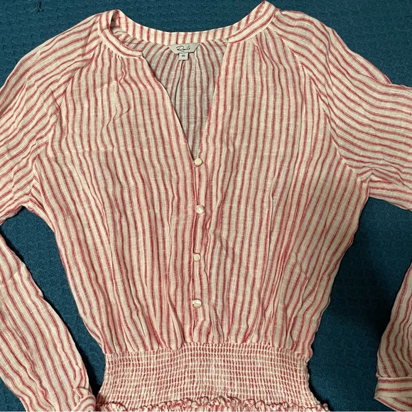 Rails XS Red/White Striped Jasmine Dress - Picture 5 of 6